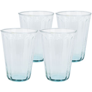 Sada pohárov z recyklovaného skla 400 ml, 4 ks